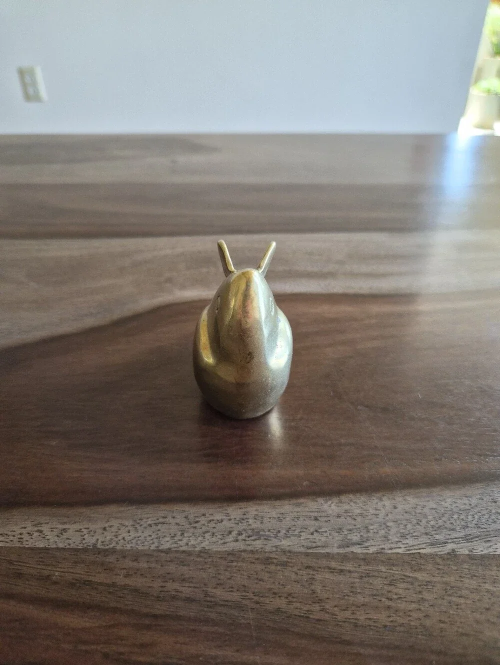 Brass Mouse Figurine